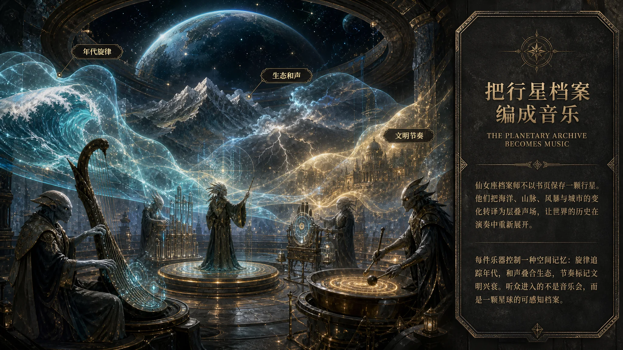 以全息音乐保存行星记忆的仙女座文明资讯图