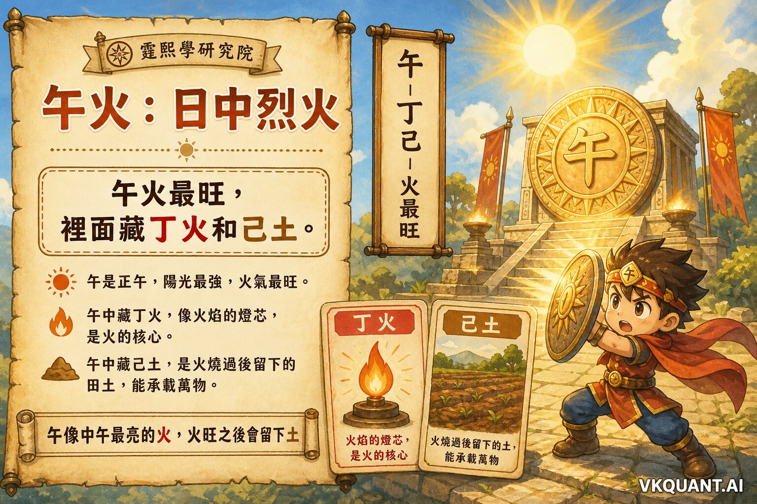 午火藏丁己教學插圖
