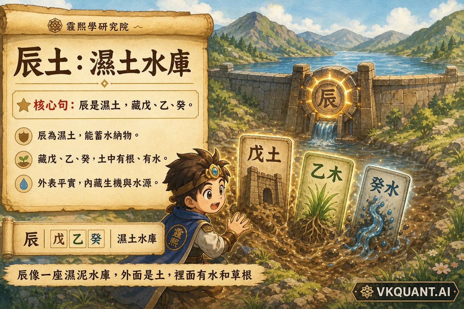 辰土藏戊乙癸教學插圖