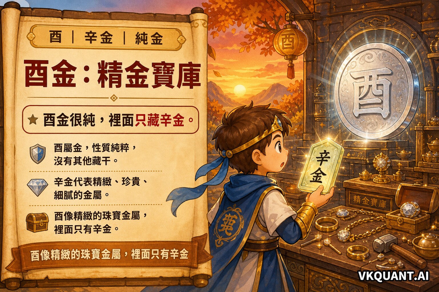 酉金藏辛金教學插圖